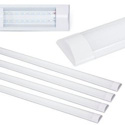4x LED-Deckenpanel 36W 120 cm | Aufputz-CCD-Panel blendfrei | 4x IFX-36W-120