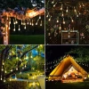 Solar-Gartenlichterkette LED | 6 Meter, 40 LED-Lampen | SDC-S40LED-6M