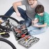 Großes Fahrradwerkzeugset im 44-teiligen Koffer | Profi-Werkzeugset aus Stahl | Universal-Servicewerkzeuge | FZ044-B
