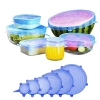 Universelle Silikonabdeckungen | Set flexibler Abdeckungen | FLR-6PCS-BLUE