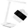 LED-Schreibtischlampe mit induktivem Ladegerät | weiß | WD-F05-WHITE
