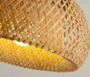 Natürliche Bambuslampe | BOHO geflochten | 60cm