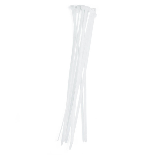 Set 10 Stück Kabel- und Drahtorganizer | Kabelbinder und Schaumbandbasis | Weiß | KZ-D06-20MM
