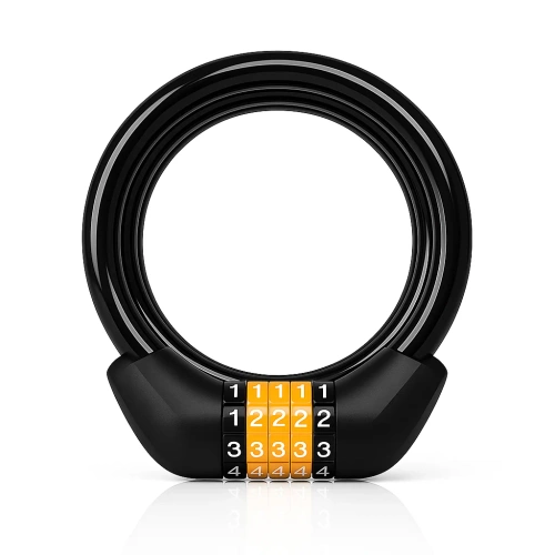 Fahrradschloss mit 5-stelligem Zahlencode | flexible Kabelschlaufe 100 cm | BLC0563