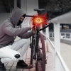 Intelligentes Fahrradrücklicht mit Alarm | 4-in-1 LED-Fahrradalarm | Bremslicht mit Hupe 110 dB | BBL-A6