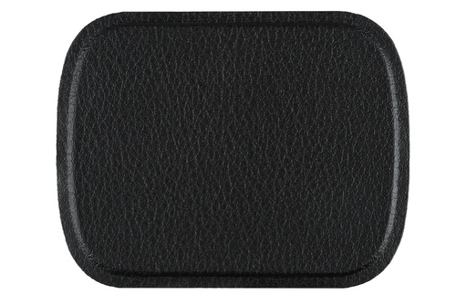 Handyhalterung Magnetplatte | Schwarzes Kunstleder | MSS
