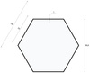 Deckenpendelleuchte LED 100W | Vollsechseck | Aluminium | Blendfreie CCD | Φ100x6 | LPL-003