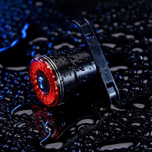 Smartes Fahrradrücklicht | LED-Beleuchtung mit Bremssensor | IP65 wasserdichtes LED-Fahrradrücklicht mit Bremsfunktion und USB-Aufladung | WD-SR