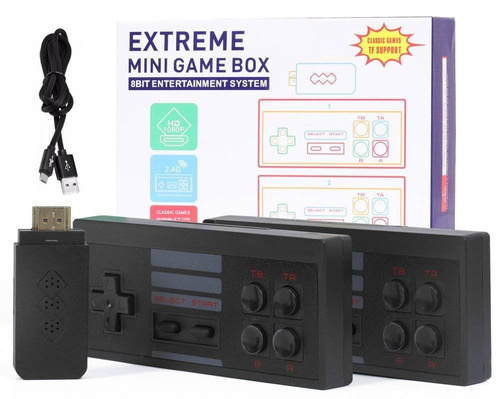 Retro Konsole MINI GAME BOX HD mit HDMI-Ausgang | 848 Spiele in FULL HD-Qualität | X-09-HD