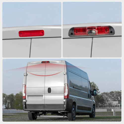 Spezielle Rückfahrkamera in der STOP-Leuchte | Passend für Fiat Ducato, Citroen Jumper, Peugeot Boxer