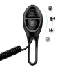 TWB-105-P | Elektrische Fahrradklingel USB 120 dB | Türklingel mit eingebautem Akku | 4 Klangmodi