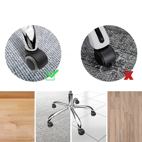 Universelle Bürostuhlrollen | 5er Set Möbelrollen | Drehstuhlrollen | WXL-D50MM-5PCS