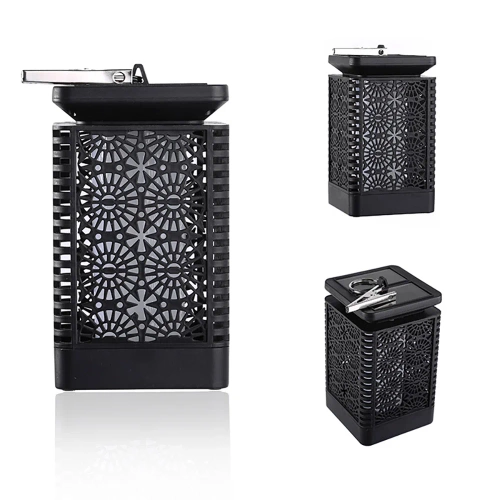 Garten Solar-LED-Laterne Fackel-Lampion Laterne | 17cm 600mAh Flammeneffekt | Solarlampe - Tischfackel SMF-12LED