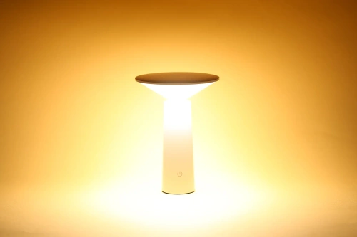 LED-Tischleuchte | kabellos, mit schwenkbarem Kopf | schwarz | JX09-BLACK