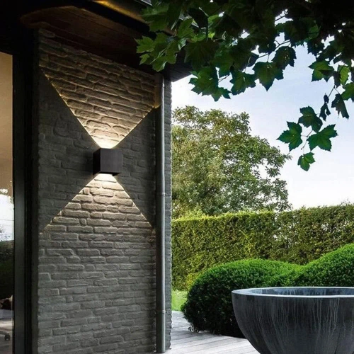 Gartenlampe, LED-Außenwandleuchte | oben - unten | 6W, IP65 | BD-C035