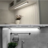 Möbellicht mit Bewegungssensor | Kabellose Nachtlampe mit Sensor | LED-Unterbauleuchte 60 cm | HSL-S60CM-SCHWARZ