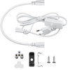 Set 3 Pflanzenwachstumslampen | 6W Pflanzenlampe | Lampe mit Netzkabel und Verbindungskabel | DG-T5-Whitel
