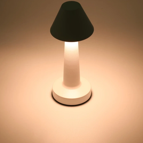 Berühren Sie die Nachttischlampe mit einstellbarer Lichtfarbe | USB-Lampe | HJA12-SILVER | Kabellose Tischlampe