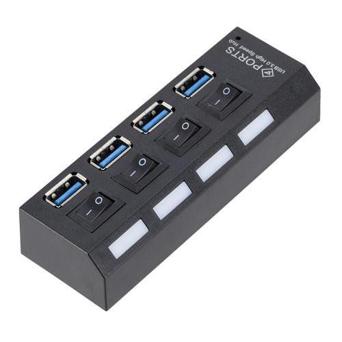 USB 3.0 Hub | Verteiler für 4 USB-Anschlüsse | YT30