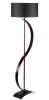 Schwarze Stehleuchte | Moderne Beleuchtung | Metall Stehlampe | DYT-L400-BLACK