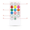 Silikon LED Nachtlicht Hase | Tragbare Kinderlampe 9 Lichtfarben | JL-502