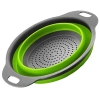 Faltbarer Küchensieb | Silikon Abtropfsieb für Camping, Pasta, Gemüse und Obst | FDB-024