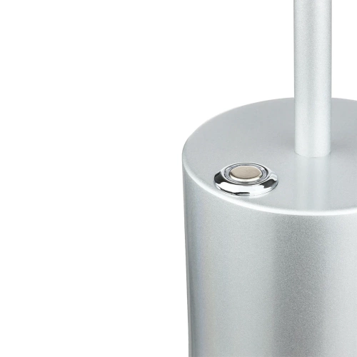 LED-Tischleuchte mit integriertem Akku | 34 cm, drei Lichtfarben | silber | HJA28-SILVER-2