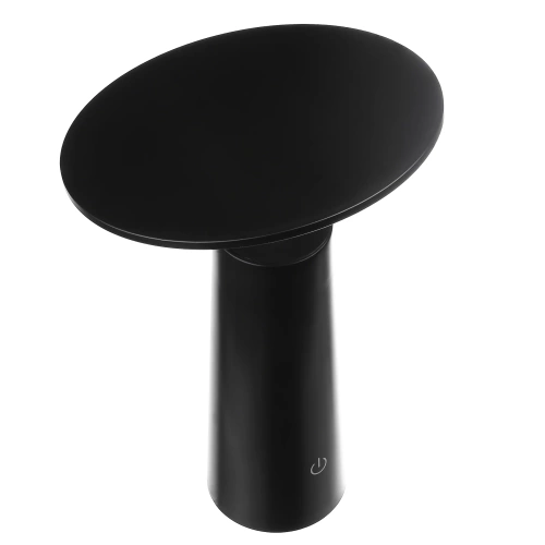 LED-Tischleuchte | kabellos, mit schwenkbarem Kopf | schwarz | JX09-BLACK