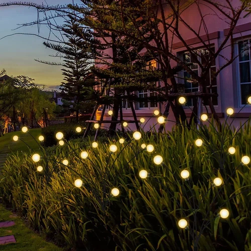 Solar-Gartenlampe LED-Kugeln | 73cm, 600mAh | FLD-01-W