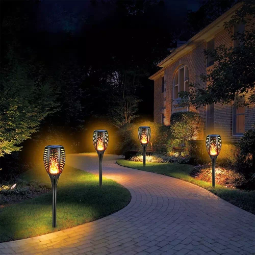 Solarfackel LED | Eingelassene Lampe 58 cm | 33 LED SMD 2835 | HYD-33LED