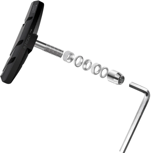 Fahrrad-Bremsbeläge V-Brake | asymmetrisch, verschraubt, 70 mm | SJSCP-03-B