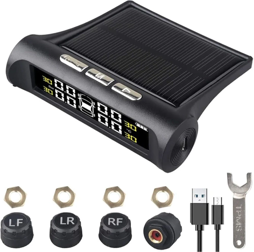 Kabelloses TPMS-System | 4 Reifendruck- und Temperatursensoren | T1W-AA