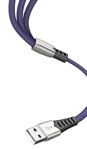 3-in-1 verstärktes USB-Kabel für Telefon - Micro USB, Type-C, Lightning (iPhone) | UC-009