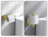 Goldener Papierclip | Selbstklebender Toilettenpapierhalter | JZU-304-GOLD