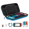 Verstärkte Hülle für Nintendo Switch Konsole | Tasche mit Netz, Fächern für 10 Kartuschen | XJ-098