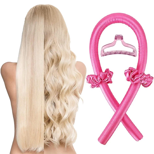 Lockenwickler ohne Hitze | Set zum Wellenstyling | pink | SD-13-PINK