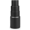 Staubsauger-Adapter | Anschluss für Saugdüse, Rohradapter | schwarz | FLA-D04-BLACK