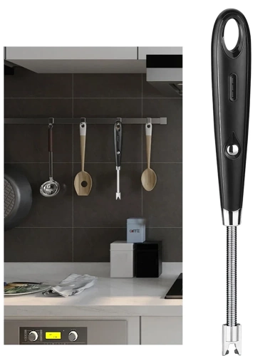 Plasma-Feuerzeug | elektrisch, USB-aufladbar | schwarz | JL-701B-BLACK