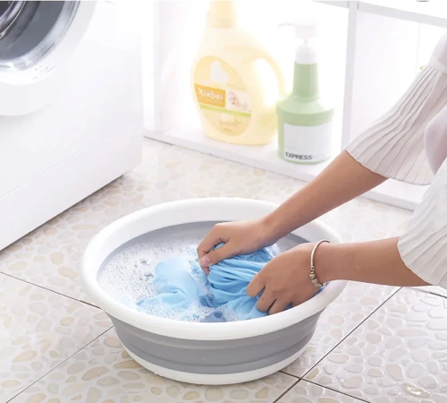 Faltbare Camping-Schüssel | 9 l | grau | XDP-9L-GREY