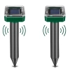 Tierschreck Solarbetriebener Spike | 2 Stück | YSJ-1265-SCHWARZ