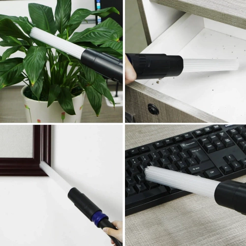 Universal-Bürste für Staubsauger | Fugendüse, Saugaufsatz | CDR-L16-BLACK