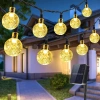 Solar-Garten-Lichterkette LED | 6 Meter, 40 LED-Lampen | SDC-Q40LED-6M