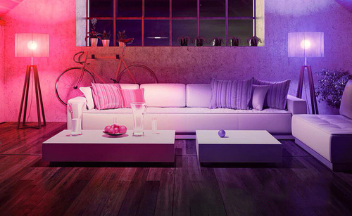 LED-Leuchtmittel | E27 Fassung | 16 Farben | Kugel | IR-Fernbedienung | A70-RGB-12W