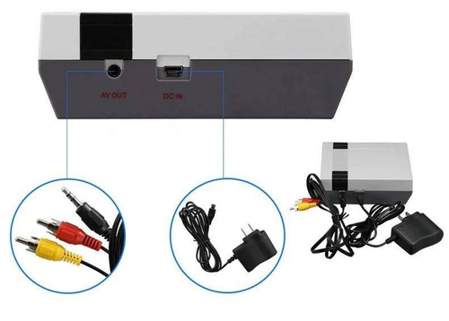 Spielekonsole für Retro-TV RS | 620 eingebaute Spiele | 2 Controller | RS41