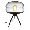 Stilvolle Nachttischlampe mit Glaslampenschirm | Moderne Glas-Tischlampe | BH-233-TS