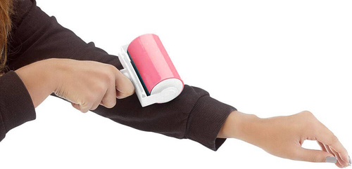 Fusselroller | für Kleidung und Textilien | pink | WHS-282-PINK