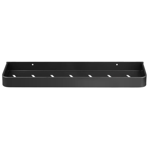 Badregal über dem Waschbecken | Länge 50 cm | Duschablage | Schwarz | BSU-L50CM-B