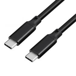 USB-C zu USB-C Kabel | 100 W | 1 m | AN-10-1M-Type-C-Black