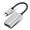 Lightning-Adapter (iPhone) - Lightning, Jack | Audio-Adapter 2-in-1 für iPhone | UA-001