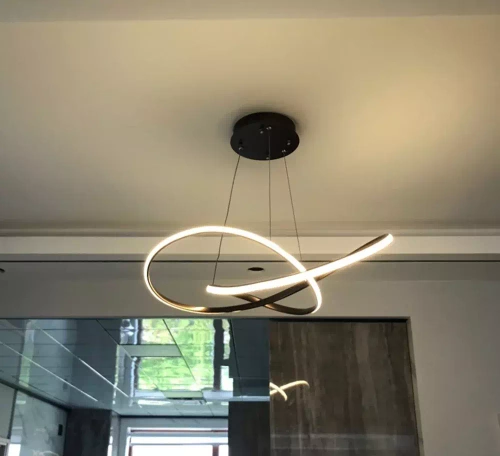 Moderne Pendelleuchte | LED | Schwarz | RLA-48W-B